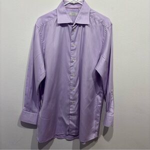 ETON Contemporary Purple Dress Shirt Size 17